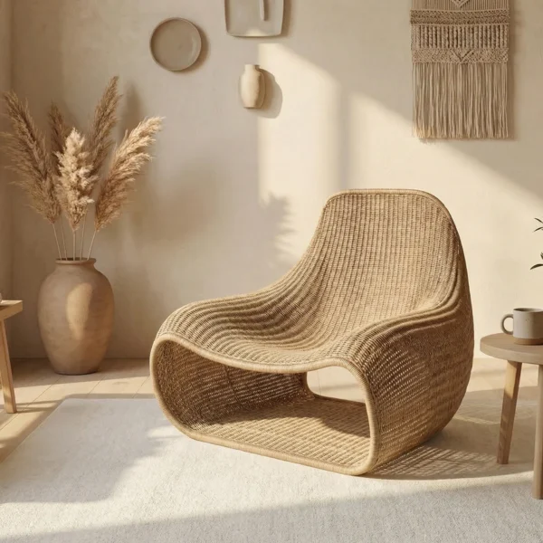 Minimalist Rattan Terrace & Balcony Chair